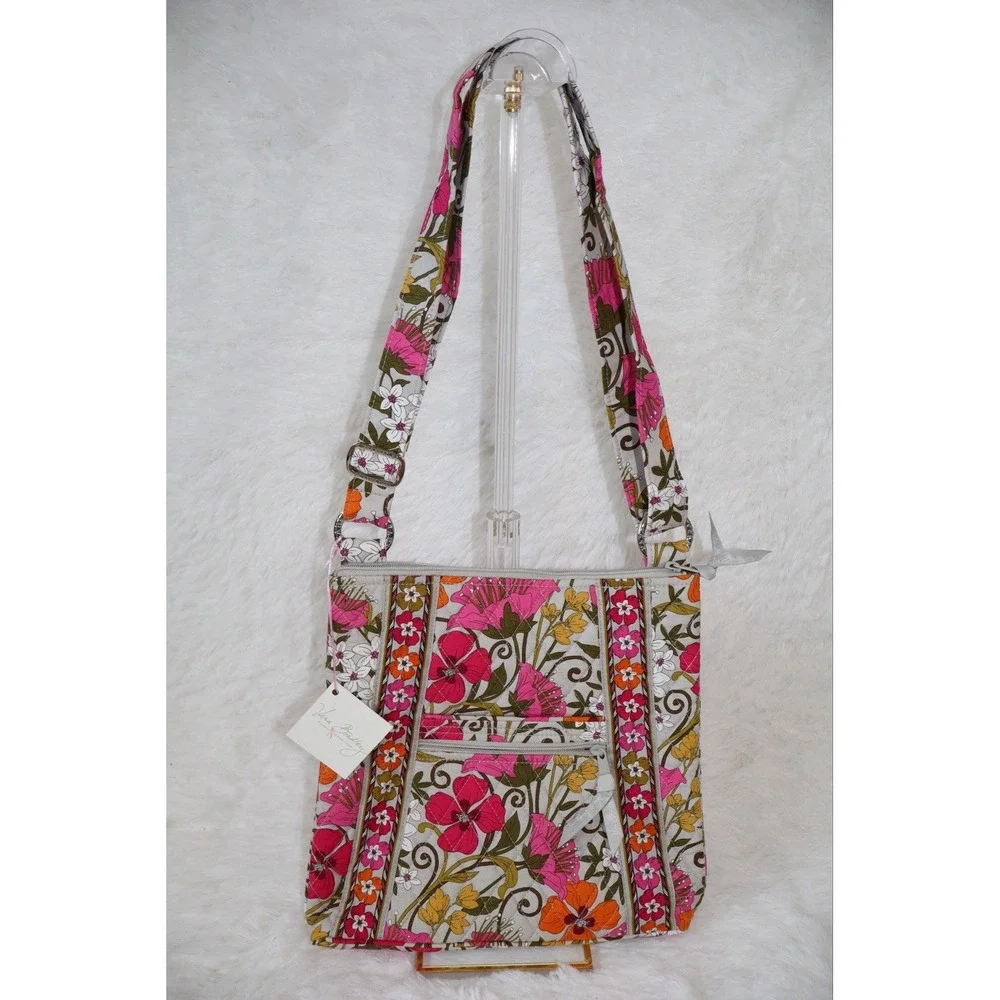 NWT Vera Bradley Hipster Crossbody Bag Tea Garden